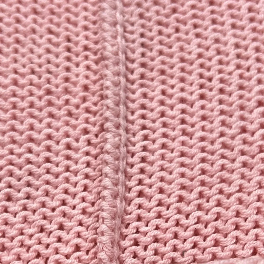 Wooden Ships Pink Beach Knitted Sweater Tee Inverted Seams Size S/M (6/8)